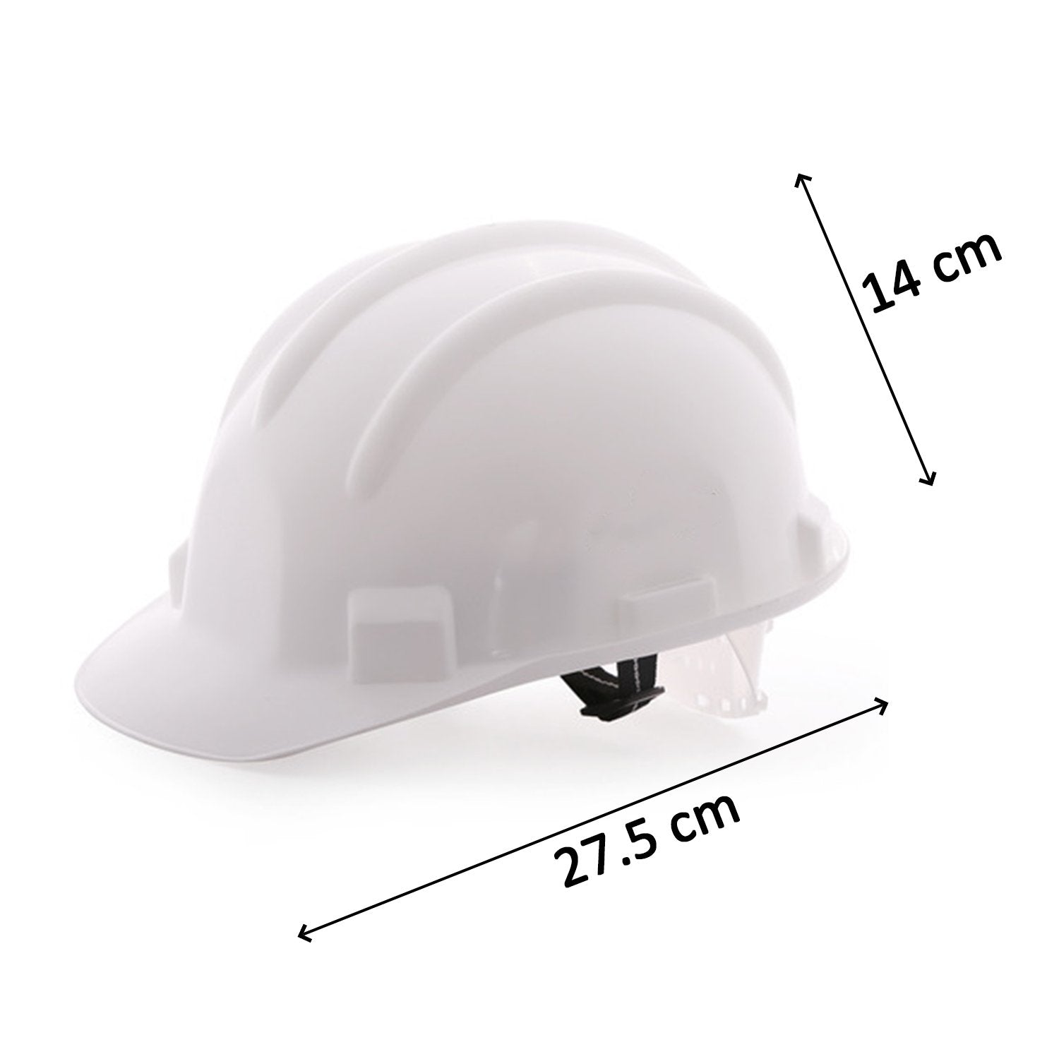 Side view of the helmet, showing its construction and design for impact resistance Side view of the helmet, showing its construction and design for impact resistance